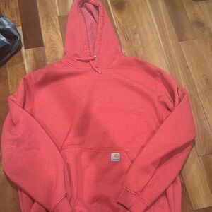 Carhartt Men's Red Hoodie Sweater